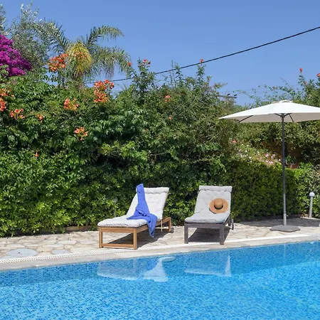 빌라 Beach Villa Blu - 80M To Beach In Corfu By Posarellivillas