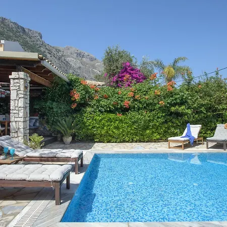빌라 Beach Villa Blu - 80M To Beach In Corfu By Posarellivillas *