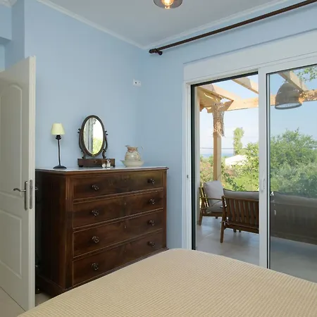 빌라 Beach Villa Blu - 80M To Beach In Corfu By Posarellivillas