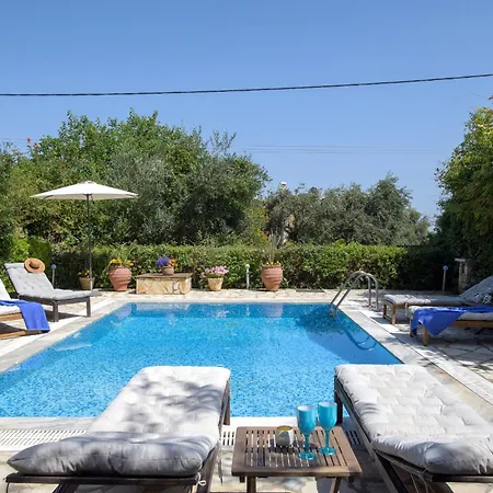Beach Villa Blu - 80M To Beach In Corfu By Posarellivillas 빌라 바바티